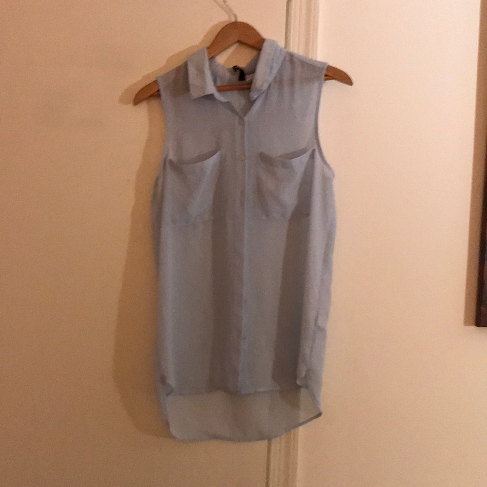 Blue Sheer Skirt